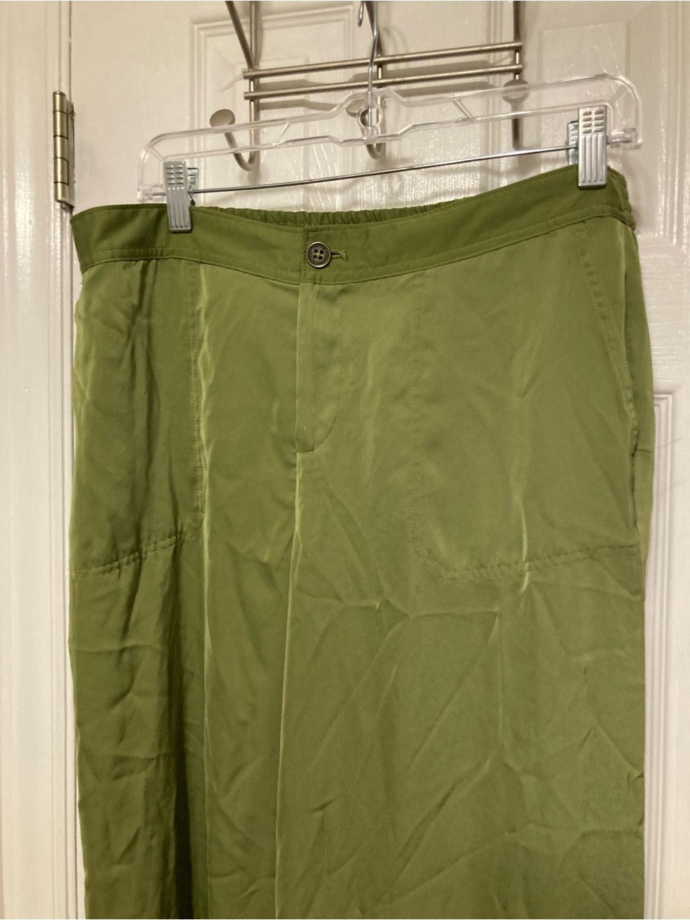 Vintage Lauren Ralph Lauren Satin Trouser Pocketed Pants